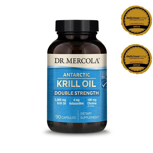 Krill Oil Dvojitá Síla 30 dní (90 kapslí) Dr. Mercola