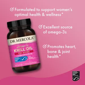 Krill Oil pro ženy - 90 dní (270 kapslí) Dr. Mercola