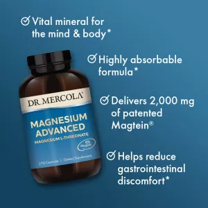 Magnesium Advanced - L-Threonát - 90 dní (270 kapslí) Dr. Mercola