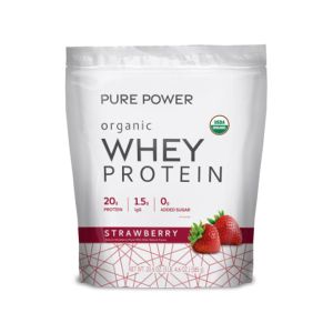 Pure Power Organic Whey Protein - Jahoda