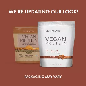 Pure Power Vegan Protein – skořice Dr. Mercola