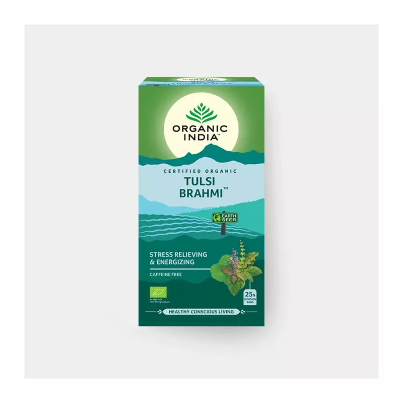 Tulsi Brahmi - BIO čaj (25 sáčků) ORGANIC INDIA Pvt.Ltd.