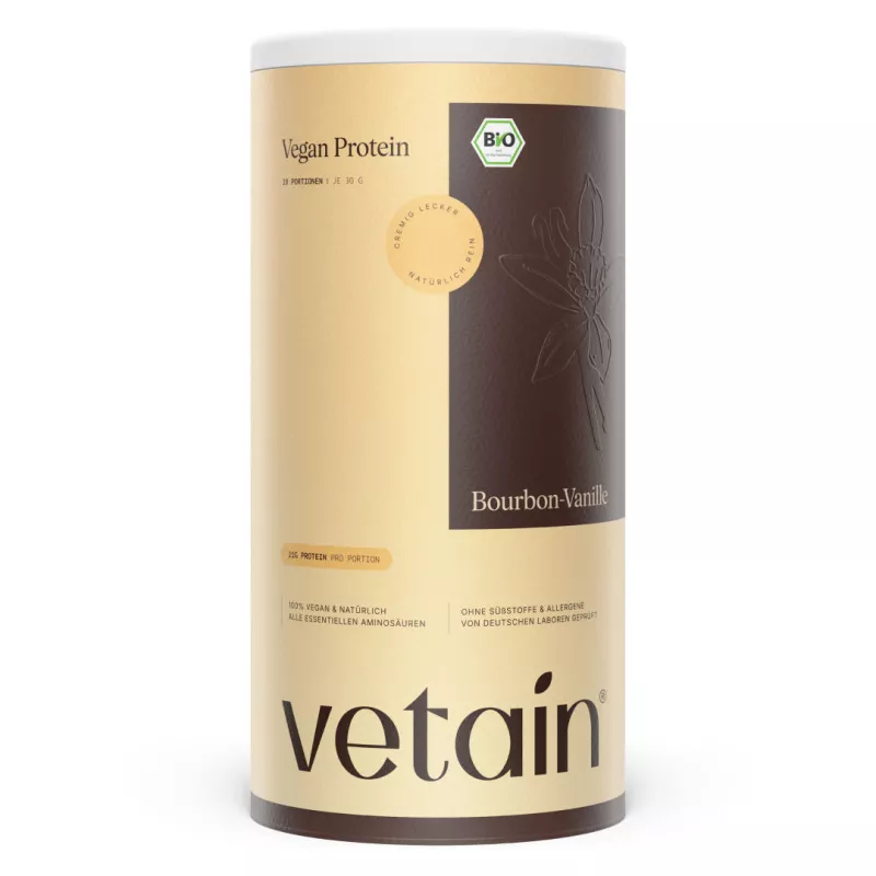 Veganský protein BIO (600g) - vanilka z Madagaskaru Vetain GmbH