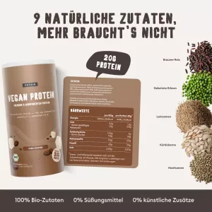 Veganský protein BIO (600g) Vetain GmbH Veganský protein BIO (600g) Vetain GmbH