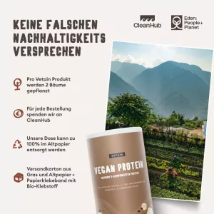 Veganský protein BIO (600g) Vetain GmbH Veganský protein BIO (600g) Vetain GmbH