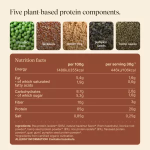 Veganský protein BIO (600g) Vetain GmbH Veganský protein BIO (600g) Vetain GmbH
