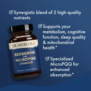 Berberine & MicroPQQ Advanced - 30 kapslí (30 dní) Dr. Mercola
