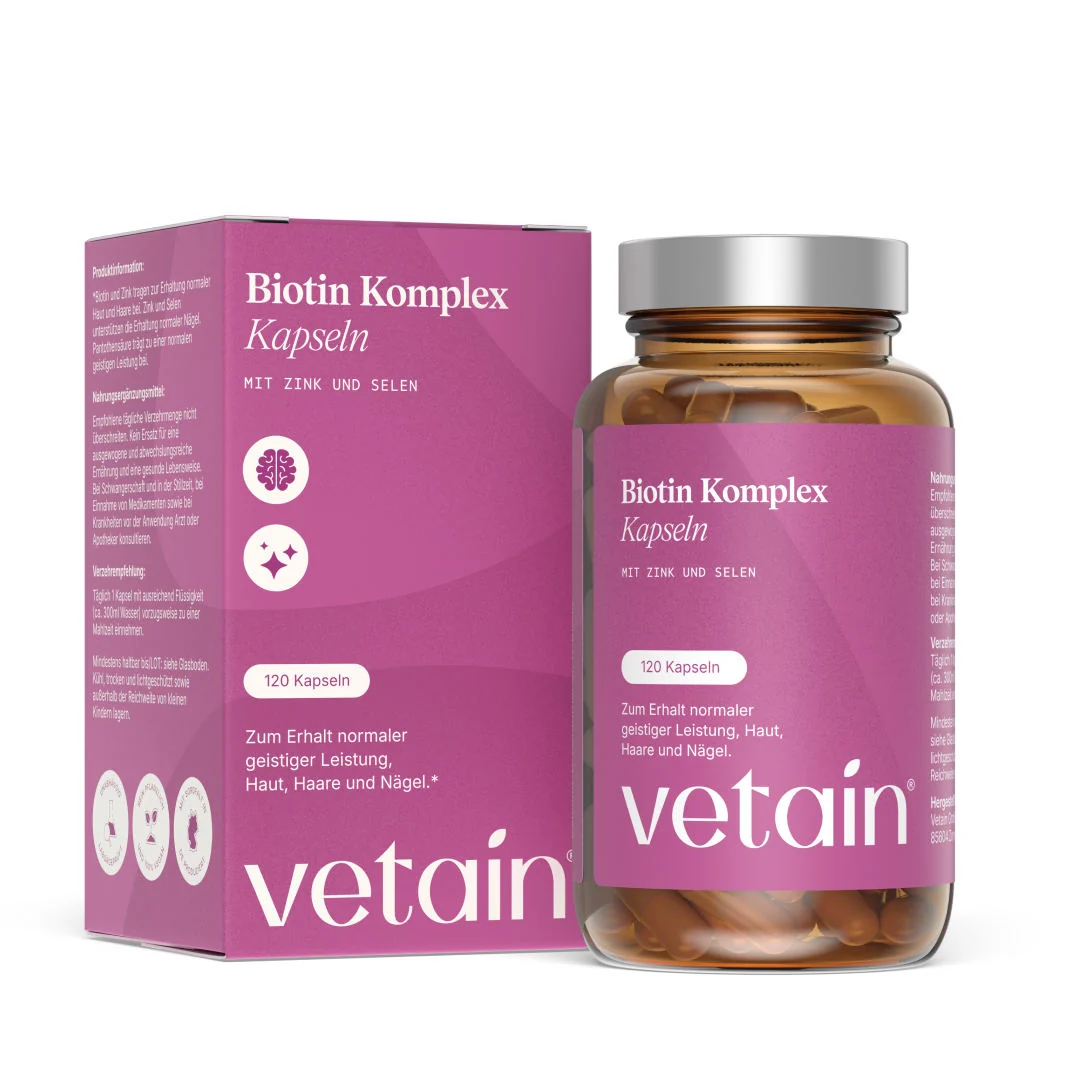 Biotin Komplex 120 kapslí Vetain GmbH