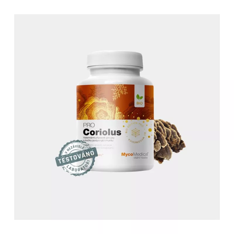 Coriolus PRO, BIO (90 kapslí) MycoMedica