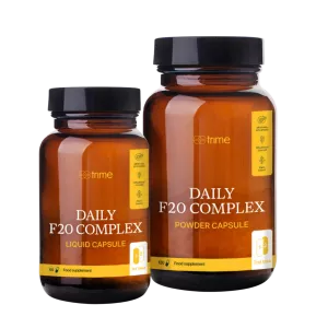 Daily F20 Complex – multivitamín s vitamíny D3, K2 a minerály, 120 + 60 kapslí