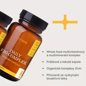 Daily F20 Complex – multivitamín s vitamíny D3, K2 a minerály, 120 + 60 kapslí Trime s.r.o