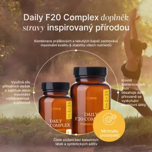Daily F20 Complex – multivitamín s vitamíny D3, K2 a minerály, 120 + 60 kapslí Trime s.r.o