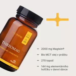 Hořčík ve formě L-threonát Magtein 270 kapslí Trime s.r.o.