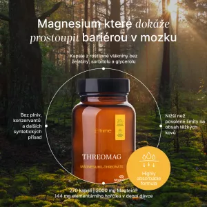 Hořčík ve formě L-threonát Magtein 270 kapslí Trime s.r.o.