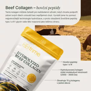Hydrolyzovaný hovězí kolagen typ I a III – 450 g Trime s.r.o. Hydrolyzovaný hovězí kolagen typ I a III – 450 g Trime s.r.o.