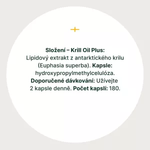 Krill Oil+ 180 kapslí Trime s.r.o.