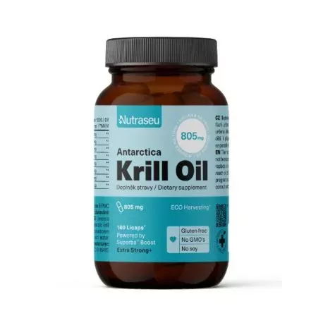 Krill olej Antarctica 805 mg - (180 kapslí) Nutraseu