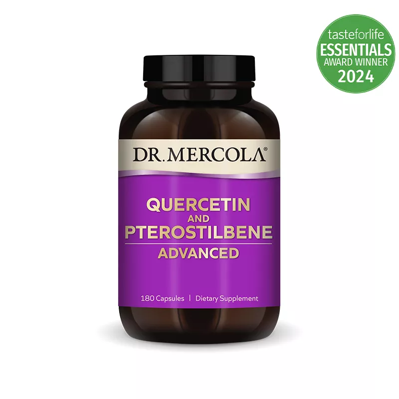 Kvercertin and Pterostilben Advanced - 180 kapslí (90 dní) Dr. Mercola