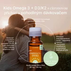 Omega 3 + D3/K2 pro děti - 31ml Trime s.r.o. Omega 3 + D3/K2 pro děti - 31ml Trime s.r.o.