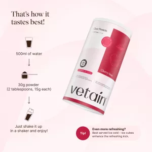 Vegan Clear Protein Cherry Sour (480g) Vetain GmbH