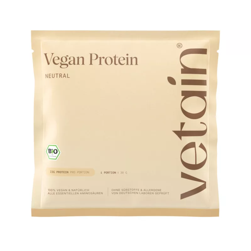Veganský protein BIO (30 g) - / Bio bez příchutě Vetain GmbH