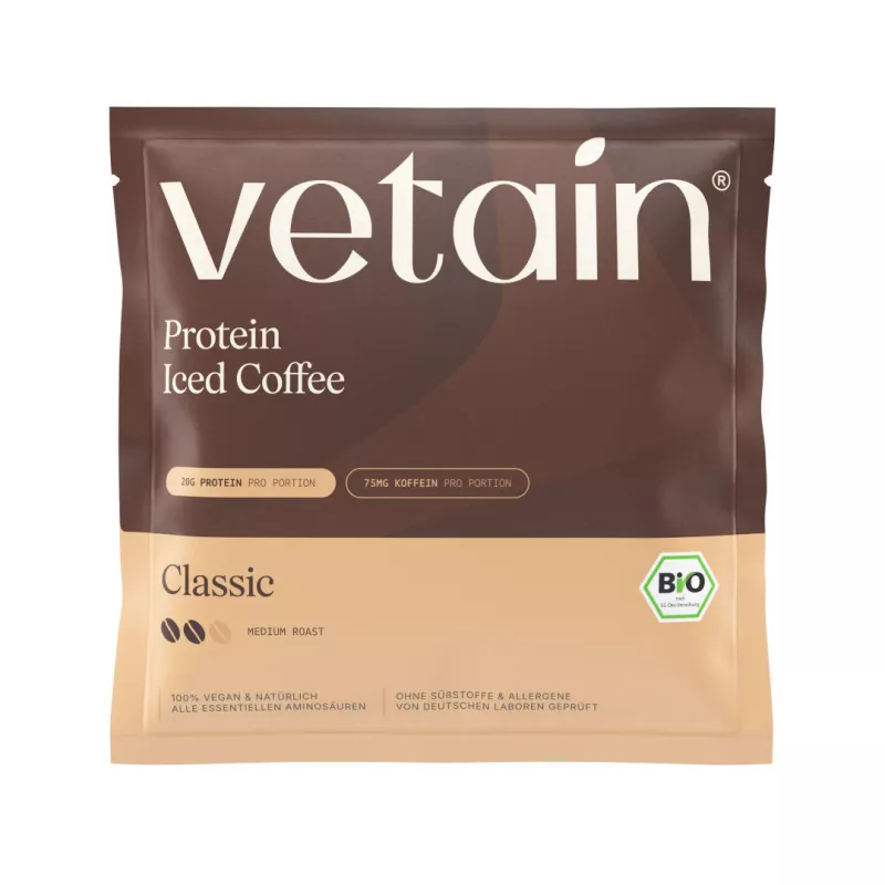 Veganský protein BIO (30 g) - / Bio ledová káva Vetain GmbH