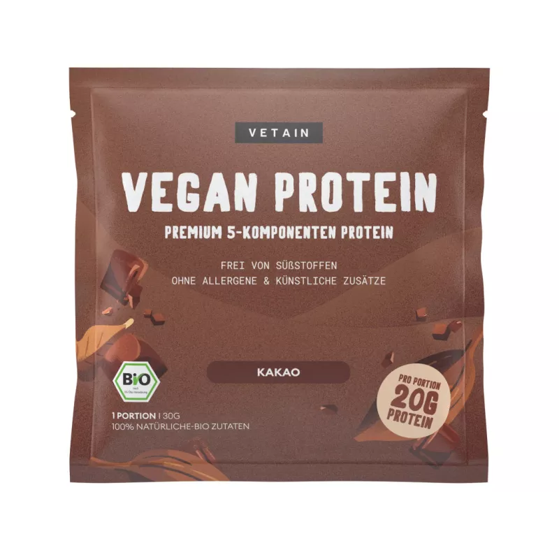 Veganský protein BIO (30 g) - / Bio raw kakao Vetain GmbH