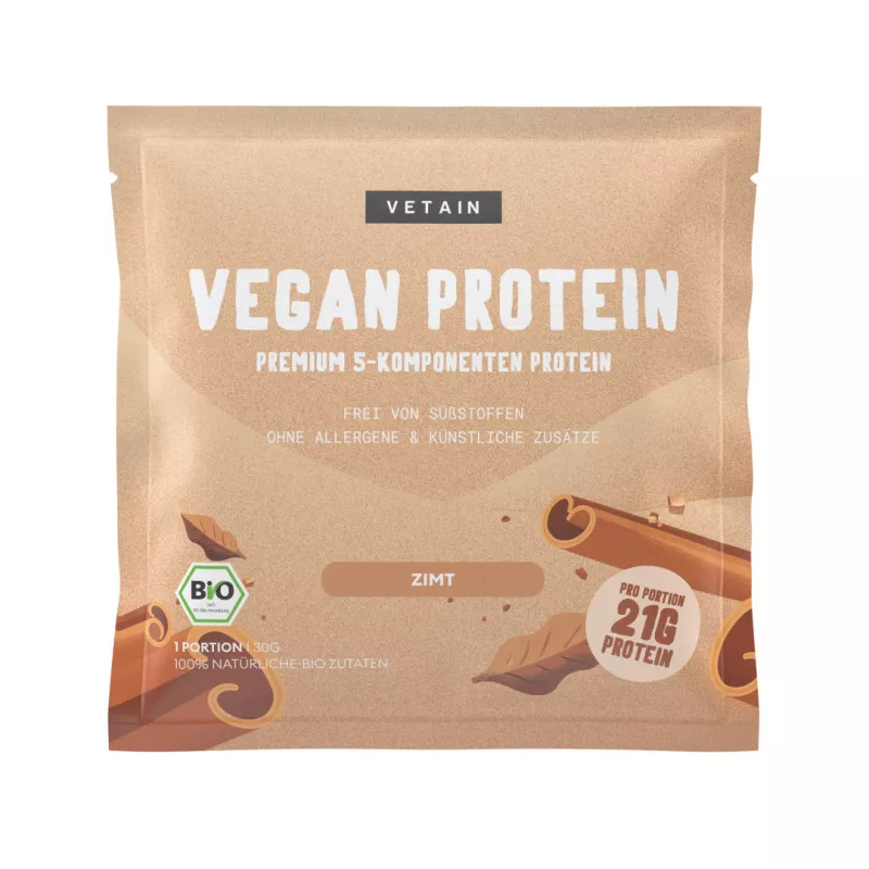 Veganský protein BIO (30 g) - / Bio skořice Vetain GmbH