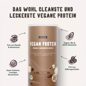 Veganský protein BIO (600g) Vetain GmbH