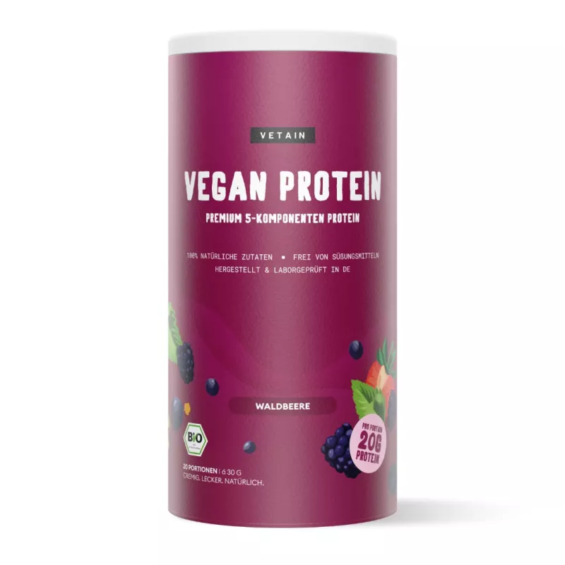 Veganský protein BIO (600g) - / Bio lesní plody Vetain GmbH