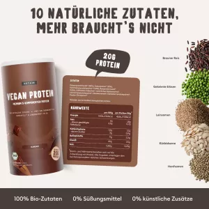 Veganský protein BIO (600g) Vetain GmbH