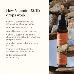Vitamin D3/K2 kapky Vegan (1,000 IU) - 30ml Vetain GmbH