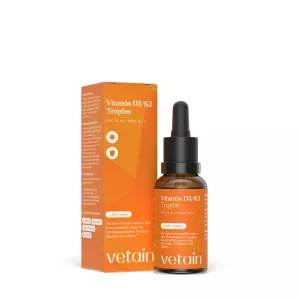 Vitamin D3/K2 kapky Vegan (1,000 IU) - 30ml Vetain GmbH